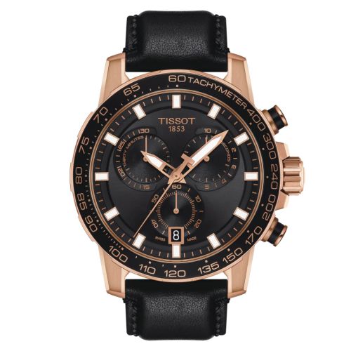 Tissot Supersport Chrono Rose Gold / Black